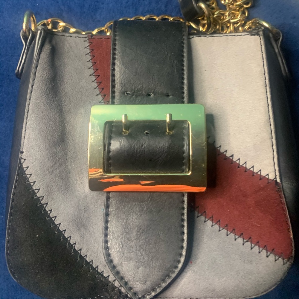 Red & black crossbody